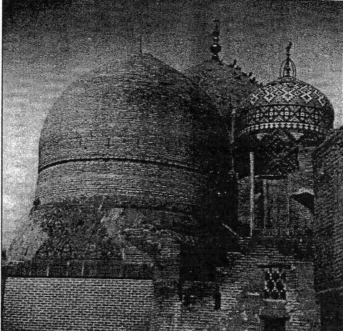 تصویری از نمای مجموعه بقعه شیخ صفی در اردبیل